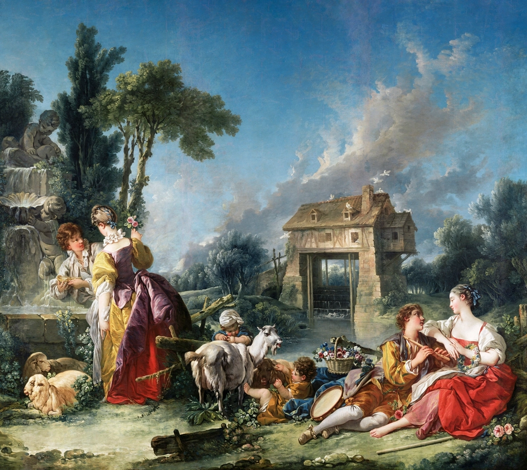 Francois Boucher's Fountain Love (1748)